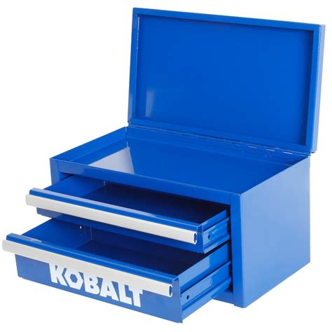 small metal box blue|kobalt mini blue tool box.